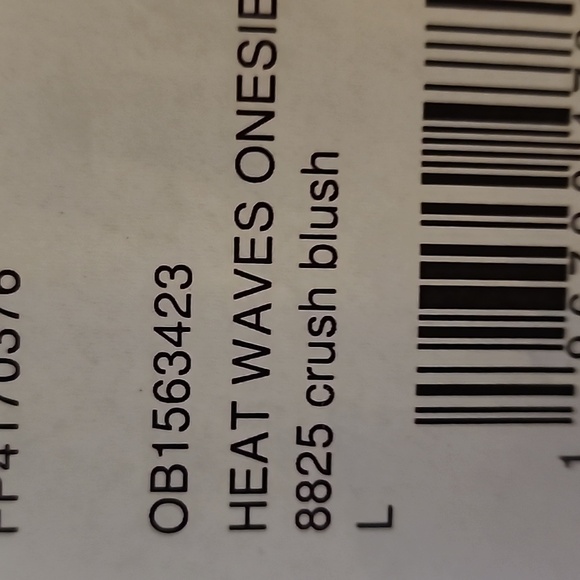 NWT Free People Heat Wave Onesie Crush Blush Size L - Picture 15 of 15